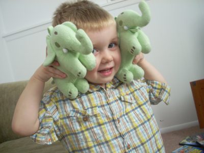 Oliver still affectionately calls his elephants "Azboos." 